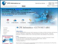 Tablet Screenshot of cpeinformatica.com.ar
